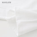 WAVLATII Women New Cotton T shirts Female Soft White Black Tees Lady Plus Size Basic Tops for Summer WT2102
