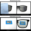 VIVIBEE 2024 Polarisierte Piloten-Sonnenbrillen zum Aufklipsen für Herren, photochromatisch polarisiert, Damen-Sonnenbrille mit Farbwechsel für Nachtfahrten