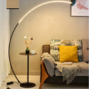 Nordic Dimmbare RGB CCT Fernbedienung Stehlampe Moderne LED C Angelstehleuchte Eck-Lese-Stehlampen Mit Tisch
