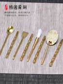 Pure Copper Incense Burner Set Incense Seal Tools Home Decoration Incense Holder Aroma Furnace Aromatherapy Yoga Office Relax