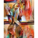 RUOPOTY Oil Picture By Numbers Kits Diy Gift Colorful Abstract Woman Figure Paint Frame On Canvas Acrylic Drawing Wall Decor Cra