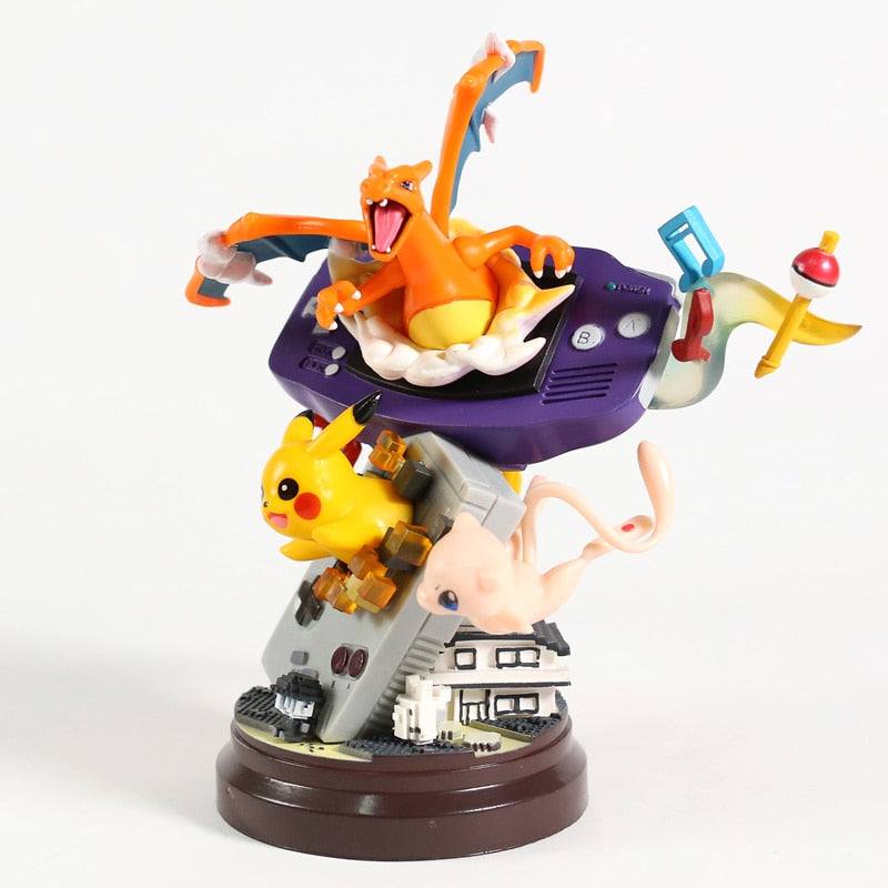 Pokemon Pikachu Charizard Mew PVC Figure Collectible Model Toy