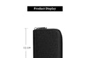 New Arrivals Monogrammed Initial Letters Genuine Saffiano Leather Wallet Zipper Luxury Men Women Short Purse Bifold t Coin Purse