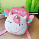 Cartoon Rainbow Unicorn Kids School Bags for Girls Soft Plush Kids Bag Kindergarten Toddler Children School Backpack for boys