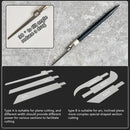 Mini Saw Mecha Model Making Modification Tool DIY Cutting Hacksaw Manual Hand Saw Model Craft Tools