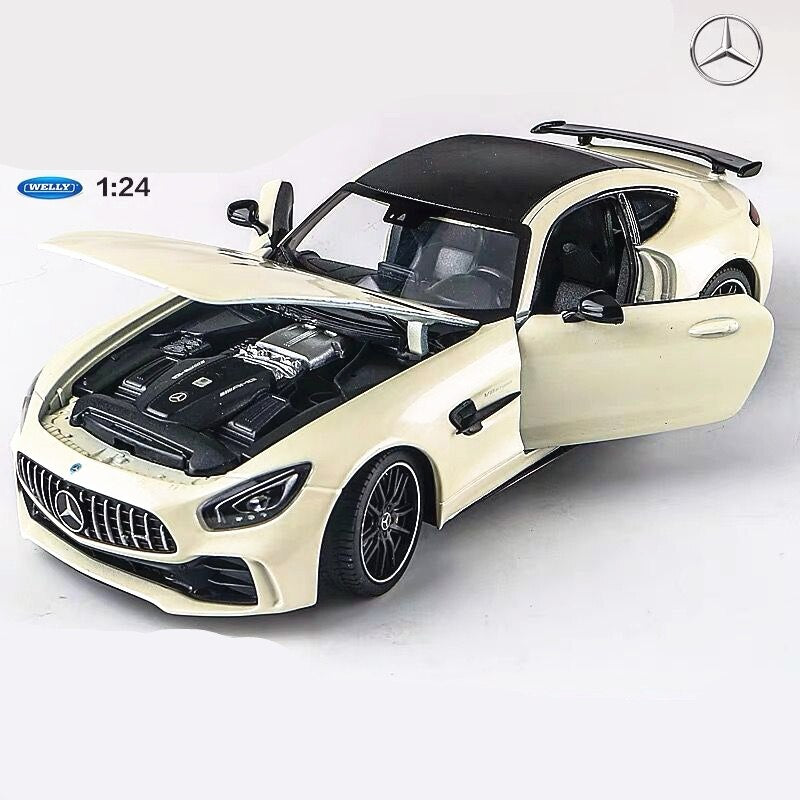 welly 1:24  Mercedes 300SL  car alloy car model simulation car decoration collection gift toy Die casting model boy