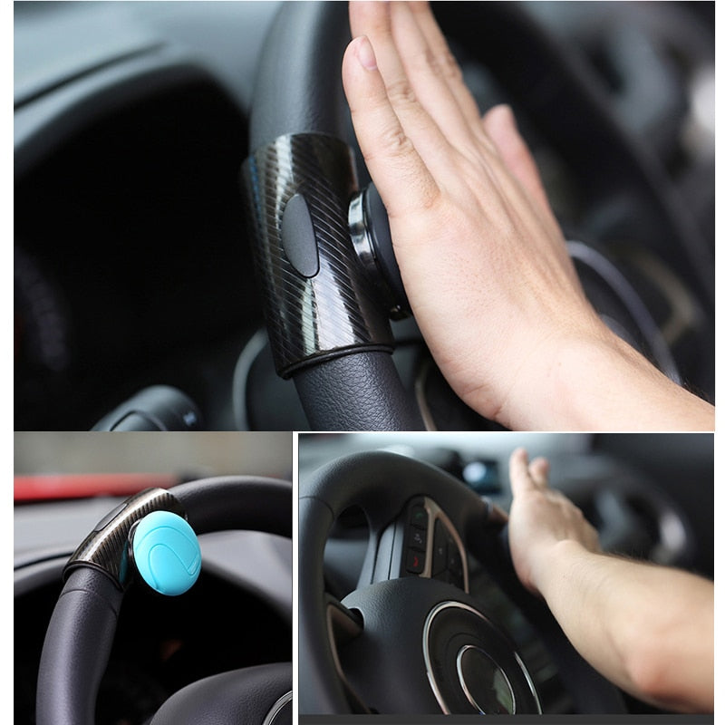 Car Power for Steering Wheel Booster Ball Spinner Knob Handle Ball Hand Control Ball Wheel Strengthener Auto Spinner Knob Ball