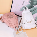 Hochwertiger Rucksack für Damen 2020 Neuer weißer Lederrucksack Schultasche für Teenager-Mädchen Weiblicher Reiserucksack Mochila