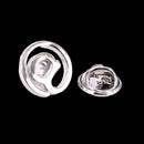 High quality men's shirt Brooch fashion jewelry doctor stethoscope Brooch new dress scarf badge pin gift, wholesale and retail
