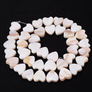 Natural Shell Beads Mother of Pearl Love Star Oval Round Flat Loose Spacer Beads for Jewelry Making DIY Charm Bracelet Necklace