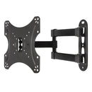 20KG Adjustable 14 - 42 Inch TV Wall Mount Bracket Flat Panel TV Frame Support 15 Degrees Tilt for LCD LED Monitor Flat Pan