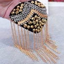 2 Stück Persönlichkeit Bühne Nachtclub veranstaltete Bankett Schulterschmuck Epauletten Retro kleine westliche zusammengebaute Brosche Quasten-Patch