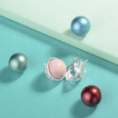 EUDORA 20 mm Star Cage locket pendant Harmony Bola ball chime ball Necklace with AAA CZ  Jewelry for Pregnant woman Baby K373N20