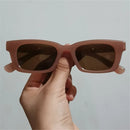 YOOSKE Vintage Rectangle Women Men Sunglasses Brand Designer Small Sun Glasses Frame Female Lady Eyeglasses UV400