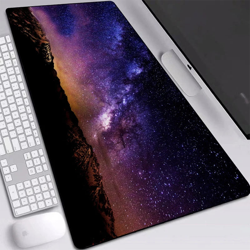 Space Gaming Mouse Pad Large Home Custom Mousepad Gamer Office Natural Rubber XXL Mouse Mat Desk Keyboard Pad XXXl Mouse Pads