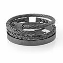 Top Quality Luxury Royal Crown Bracelets & Bangles Fashion Stainless Steel Men' Jewelry Do Not Fade Jewellery Sets Best Gift