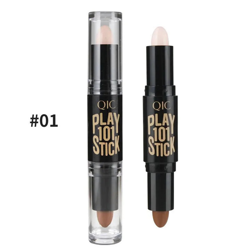 Lady Facial Highlight Foundation Base Contour Stick Beauty Make Up Face Powder Cream Shimmer Concealer Camouflage Pen Makeup