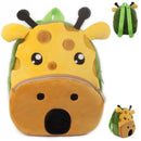 Fashion Children School Bags 3D Cartoon Print Plush Kids Backpack Kindergarten Boys and Girls School Bags Mini Backpack Book Bag