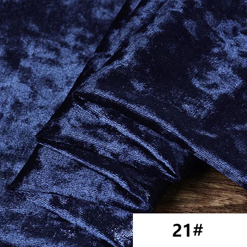 Stretch Crushed Velvet Fabric Upholstery Velour Cloth For Sofa and Curtain,Red,Black,Grey,Teal,Green,Blue,Pink