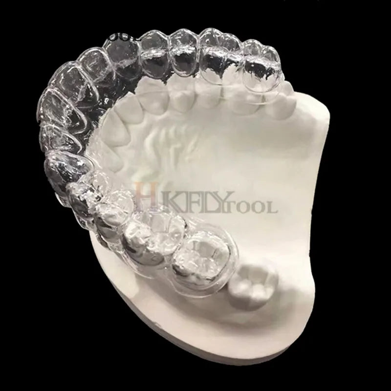 1bag Dental Splint 1/1.5/2mm Thermoforming Material Sheet Oral Denture Model Mold Slice For Vacuum Forming Hard 127*127mm