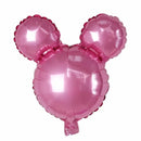 10pcs 40X40CM Mickey Minnie Mouse Head Aluminum Foil Balloon Baby Shower Birthday Party Decoration Kids Toys Supplies Air Globos