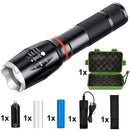 LED 8000 Lumen T6 Handheld Taktische Taschenlampe COB Laterne Magnetisch 6 Modi Wasserbeständig für Teleskop-Fokus Arbeitslicht