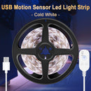5V PIR LED Küchenlichtband Kabelloses Bewegungssensorlampe Schrankleuchte Kleiderschranklampe LED-Streifen Wasserdichte USB-LED-Beleuchtungsband