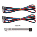 Stepper Motor cables/wire XH2.54 4pin DuPont connector extension to 6pin White Terminal line 3D Printer Parts 50/80/100/150cm