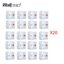 Wallpad Adjustable Fireproof Junction Box | 86x86mm Concrete Wiring Cassette