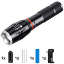 LED 8000 Lumen T6 Handheld Taktische Taschenlampe COB Laterne Magnetisch 6 Modi Wasserbeständig für Teleskop-Fokus Arbeitslicht