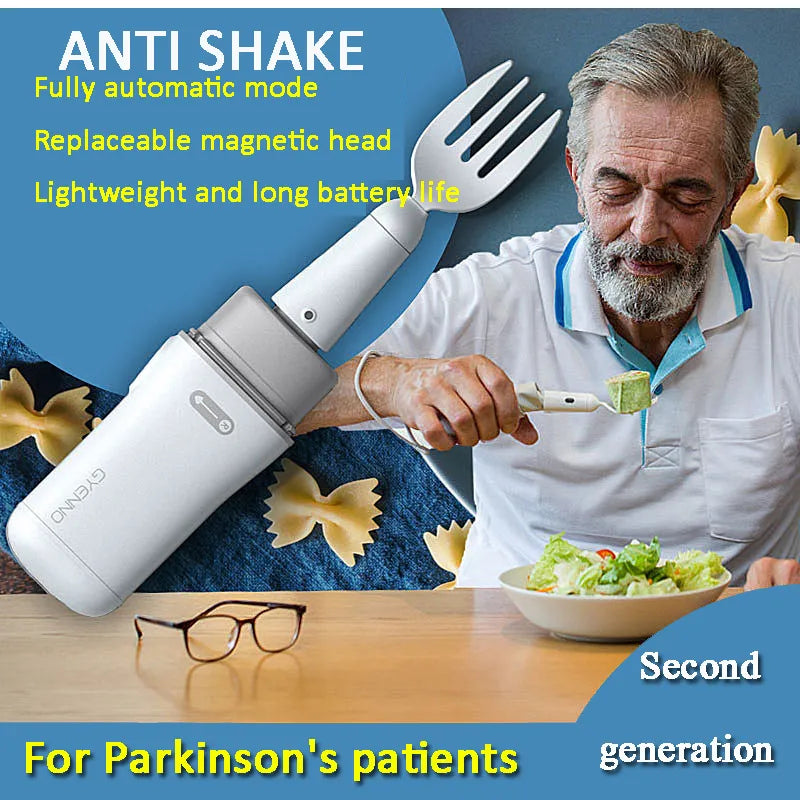 Elderly intelligent anti-shake spoon soup spoon elderly hand shake tremor technology dinner table rehabilitation aid