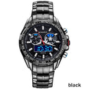 BOAMIGO New Luxury Brand Sports Men Watches Military Fashion Stainless Steel Digital Quartz Watch relogio masculino
