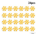 HOT 24pcs Christmas Artificial Candy Xmas Tree Pendant Mini Lollipop DIY Home Decoration Noel Deco New Year Child Gift Navidad