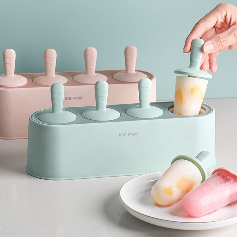 Ice Cream Maker Popsicle Mold Diy Ice Cream Mold Popsicle Maker Kitchen Ice Cube Tool Kid&