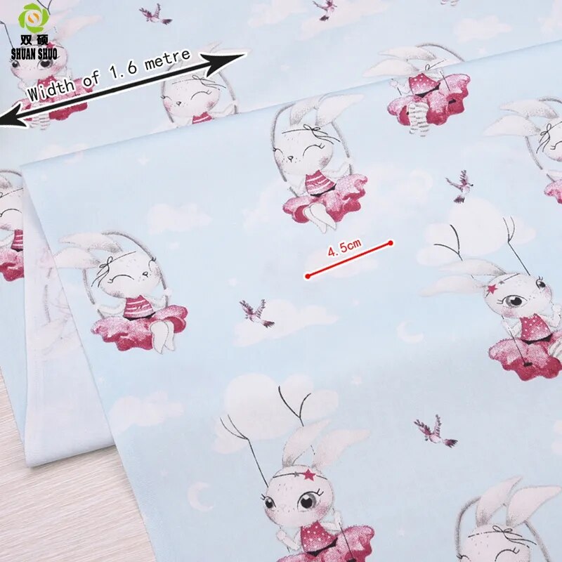 Shuanshuo  Floral Patchwork Fabric Tissue Cloth Of Handmade DIY Quilting Sewing Baby&Children Sheets Dress Meter &8pcs of40*50cm