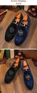 The Vesper | Handmade Velvet Slip-On Loafer