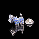 High quality men's shirt Brooch fashion jewelry doctor stethoscope Brooch new dress scarf badge pin gift, wholesale and retail