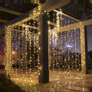 Led Icicle Curtain String Fairy Lights Christmas Lights Garland For Christmas New Year Wedding Home Room Patio Party Decoration