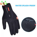 Outdoor Winterhandschuhe Wasserdicht Thermo Fleece Gefüttert Resistent Touchscreen Rutschfest Motorradfahren