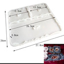 Large Tray Silicone Mold Polygon Crystal Epoxy Resin Casting Molds DIY Handmade Craft Clay Mould Tool Table Decoration Supplies