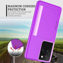 Candy Color Card Slots Cover Business Case For Samsung Galaxy S21 Ultra S20 FE Note 20 S10 Plus 5G Cover For S21+ Note 10 plus