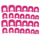 26 Pcs/lot Nail Polish Edge Anti-Flooding Plastic Template Clip+1 Pc Sticker Tool Showy Chic Free Manicure Tools Set Dropship