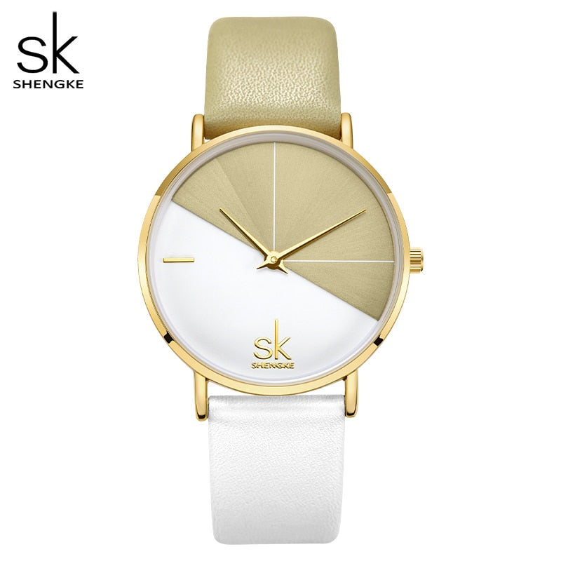 Shengke Original Design Woman Watches Creative Fashion Womens Quartz Wristwatches SK Ladies Clock Movement Montre Feminino Watch