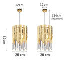 Small Round Gold k9 Crystal Modern Led Chandelier for Living Room Kitchen Dining Room Bedroom Bedside Luxury Indoor Lighting