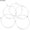 5Pcs Silver Tone Steel Strings E-1 for Acoustic Guitar Strings