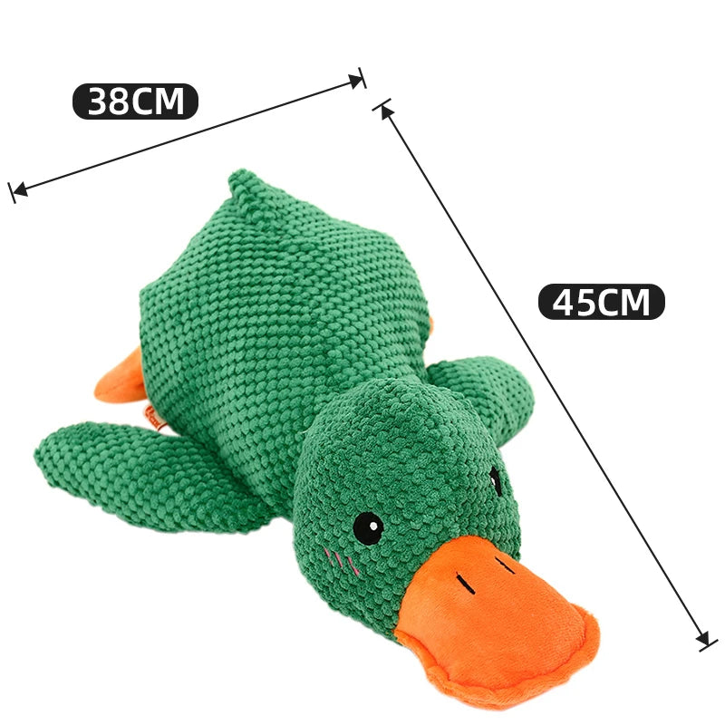 HOOPET Dog Sleeping Toy Duck Chew Sounding Toy for Small Medium Large Dogs Outdoor Interactive Pet Training Toy Dog Accessories