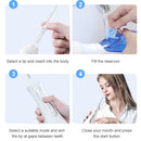Seago Rechargeable Electric Toothbrush with Water Flosser Adults Sonic Tooth Brush Oral Dental Irrigator White Black Home Gift