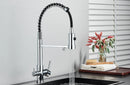 rozin Pull Down Filter Kitchen Faucet Black 3 Way Drinking Pure Water Faucets Brass 360° Flexible Purification Water Mixer Tap