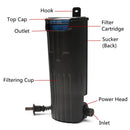 Aquarium Filter 5W Low Water Level Reptile Filter Waterfall Plastic Cleaning Water Pump Tortoise Tank Powerful Water Filter Pump