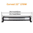 The Pathfinder | 7D Curved Off-Road LED Light Bar 22-52 Inch